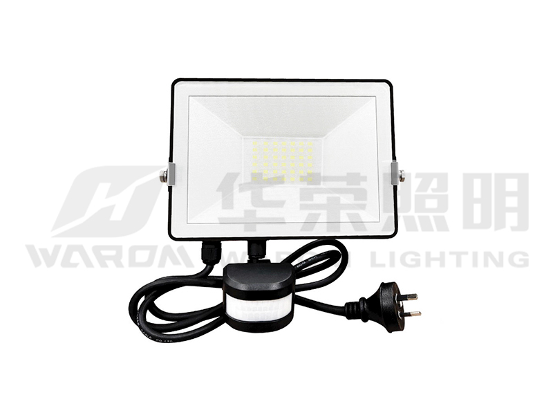 เซ็นเซอร์ตรวจจับความเคลื่อนไหว PIR กลางแจ้ง LED Flood Light HRS-FL8201